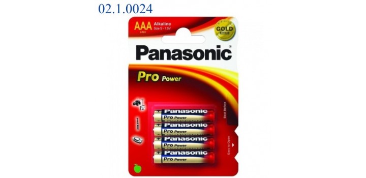 LR03PP B4 MINISTILO AAA 1,5v PANASONIC PRO POWER