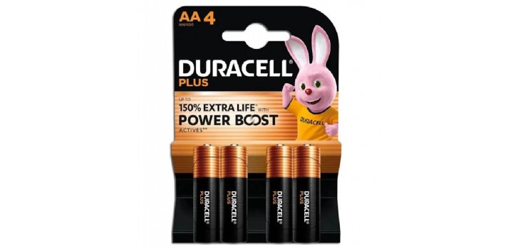 MN1500 B4 STILO AA 4 1.5V 150%EXTRA LIFE POWERBOOST DURACELL