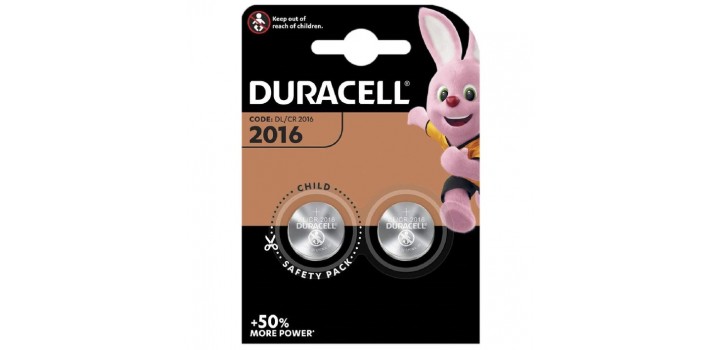 DL2016 B2 3V LITIO DURACELL (CR2016)