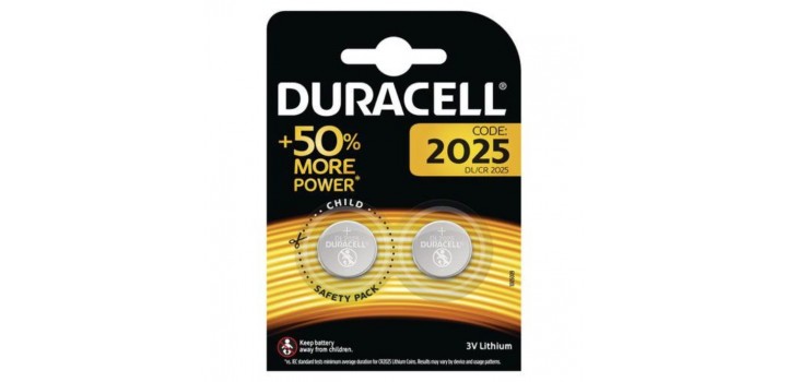 DL2025 B2 3V LITIO DURACELL