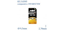 395/399 B1 ossido argento 1.5v DURACELL