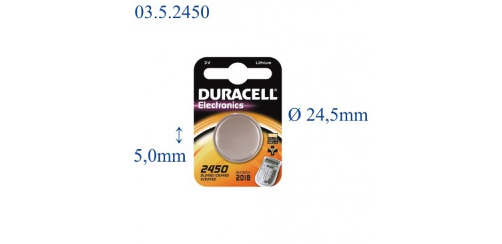 DL2450 B1 3V LITIO DURACELL