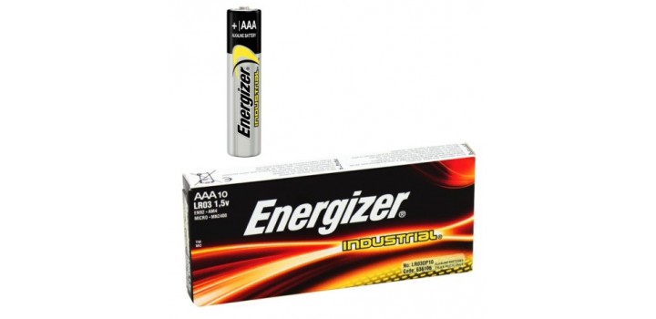 LR03 MINISTILO AAA 1.5V ENERGIZER INDUSTRIAL ALKAL.x10