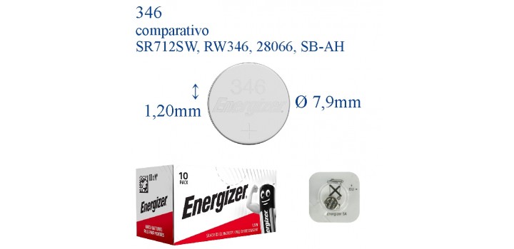 346 ossido argento 1.55v ENERGIZER