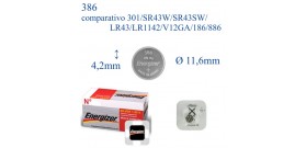 386/301 ossido argento 1.55v ENERGIZER