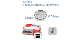 392-384 ossido argento 1,55v ENERGIZER (384-SR736SW-SR736W)