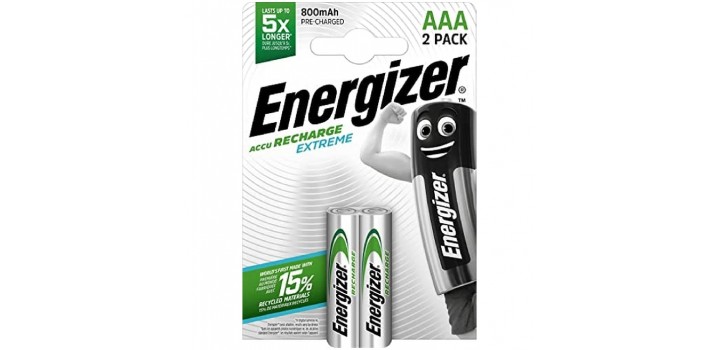 MINISTILO B2 AAA 1.2V 800mAh NI-MH PRE-CARICA RICA.ENERGIZER