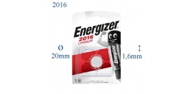 CR2016 B1 3V LITIO ENERGIZER