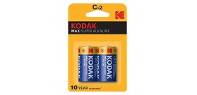 KC B2 1/2TORCIA 1,5V MAX SUPER ALKALINE KODAK