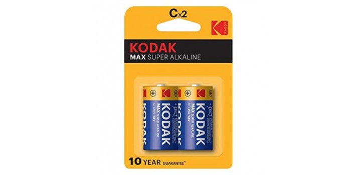 KC B2 1/2TORCIA 1,5V MAX SUPER ALKALINE KODAK