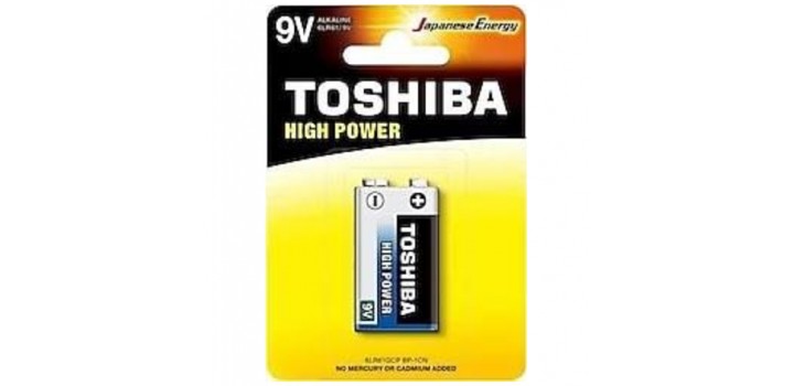 6LR61 9V B1 ALKALINA HIGH POWER TOSHIBA