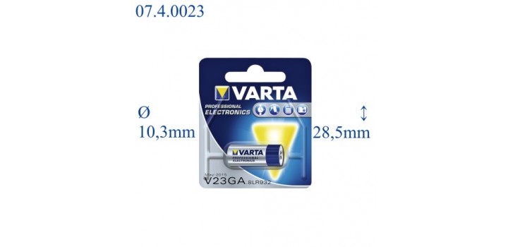 V23GA B1 ALKALINE 12V 52mAh VARTA
