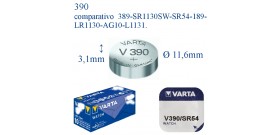 V390 ossido argento HD 1.55v VARTA (389-SR1130SW-SR54)