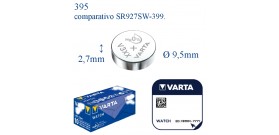 V395 ossido argento HD 1.55v VARTA (SR927SW/399)
