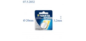 CR2032 B1 3V LITIO VARTA