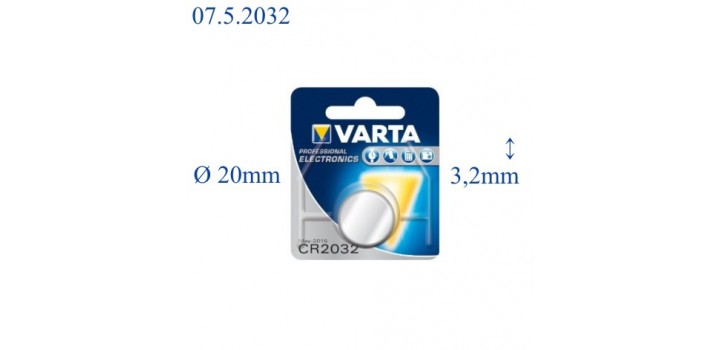 CR2032 B1 3V LITIO VARTA