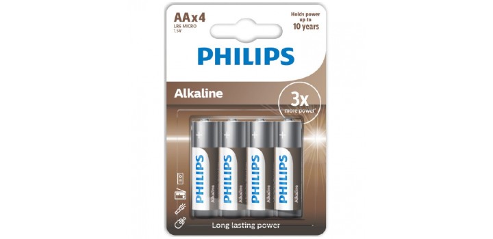 LR6 B4 STILO AA ALKALINE POWER PHILIPS