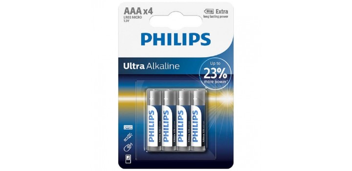 LR03+ B4 MINISTILO AAA ULTRA ALKALINE PHILIPS