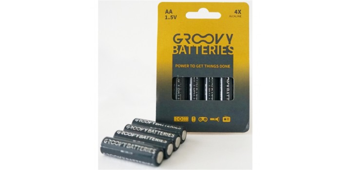 AA B4 STILO ALKALINA GROOVY BATTERIES