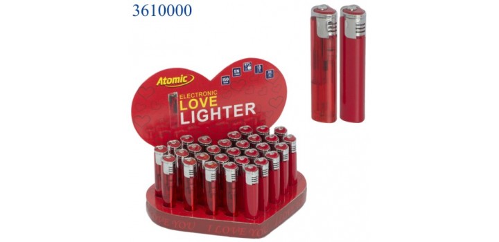 30 ACCENDINI ATOMIC LOVE LIGHTER 3610000