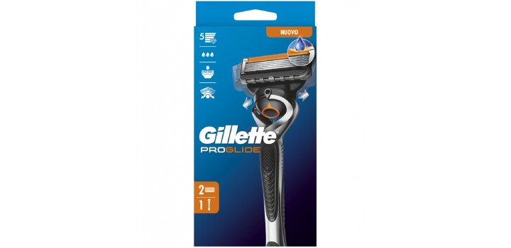 RASOIO GILLETTE PROGLIDE + 2 LAME