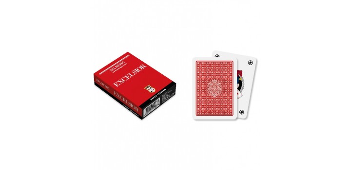 DAL NEGRO EXCELSIOR POKER LEGGERO SINGOLO ROSSO A1