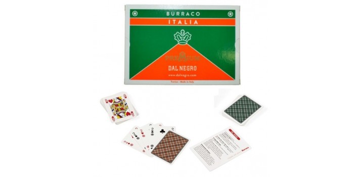 CARTE DA GIOCO DAL NEGRO BURRACO ITALIA PREMIUM 55+55