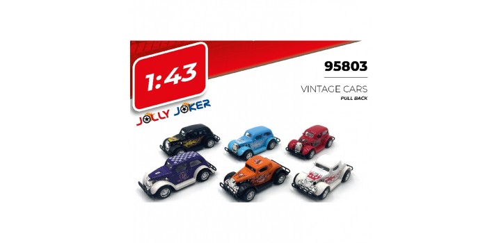 1 JOLLY JOKER MACCHININA VINTAGE CARS 1:43 ASS.