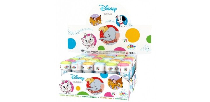 BOLLE DI SAPONE 60ml DISNEY MULTI LICENZE ASS.x36pz