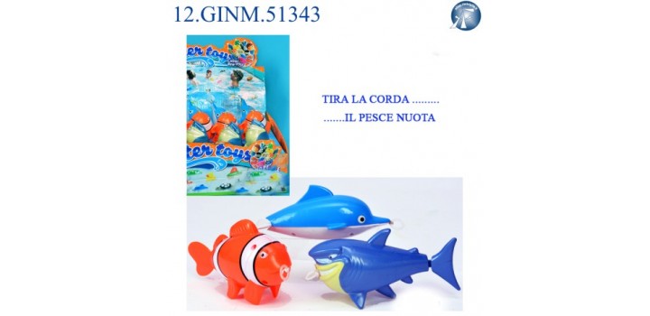 12 PESCI ACQUATICI A CORDA IN DISPLAY®