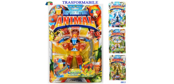 SET ROBOT TRANSFORMERS ANIMALE 4sogg. ®