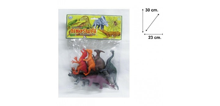 ANIMALI DINOSAURI PZ.6/ASS IN BS CM.30