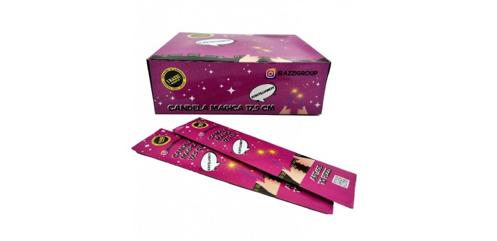 10 CANDELINE MAGICHE IN BUSTA 17,5cm 1 BLISTER