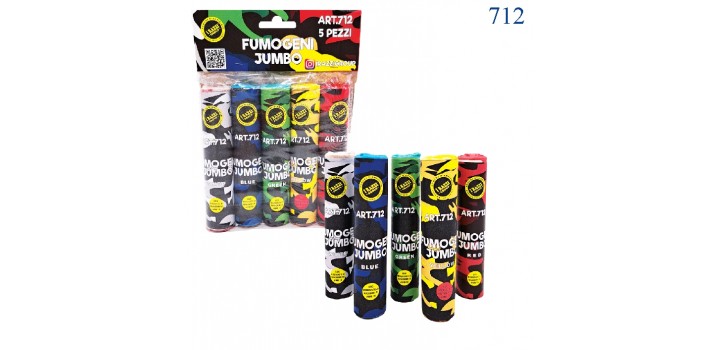 5 FUMOGENI JUMBO IN BLISTER CD T1 18+
