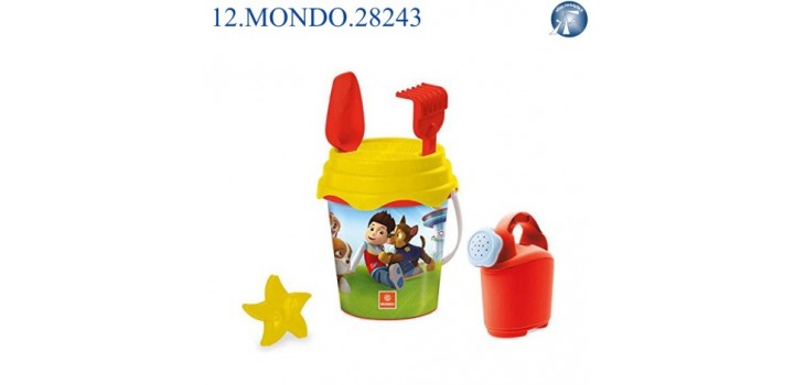 SECCHIELLO COMPL.°17cm C/ANNAFFIATIO E ACCESSORI PAW PATROL