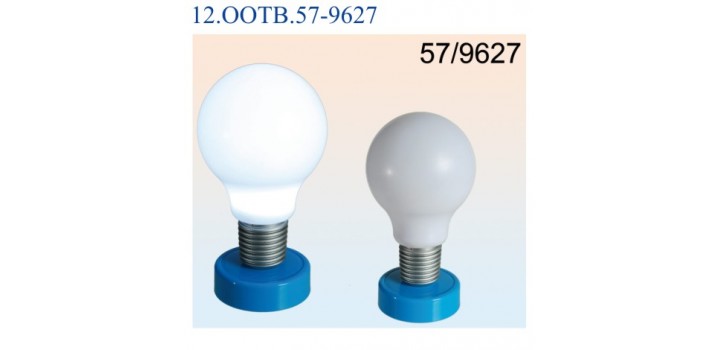 LAMPADA DA TAVOLO PVC 2 LED(x4 AA non incl.) 24cm