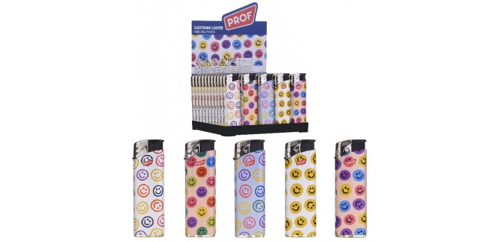 50 ACCENDINI PROF MAXI PIEZO RIC.SMILE FACES