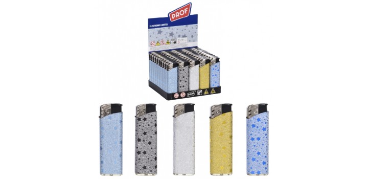 50 ACCENDINI PROF MAXI PIEZO RIC.BRILLANTINI STELLE