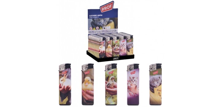 50 ACCENDINI PROF MAXI PIEZO RIC.PICCOLI ANIMALI