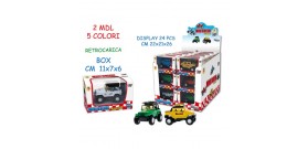 DISPLAY MINI JEEP METAL FRIZIONE ASS.x24 ®