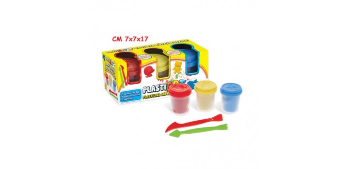 3 VASETTI PLASTILINA SUPER SOFFICE ®