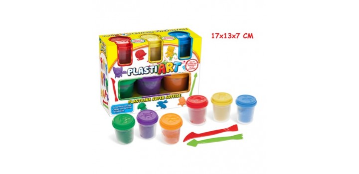 6 VASETTI PLASTILINA SUPER SOFFICE ®