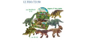 DINOSAURI ASSORTITI 25-30cm x6 ®