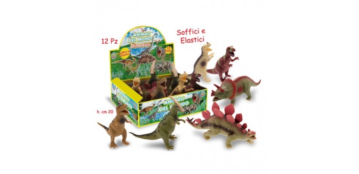 DISPLAY DINOSAURI ALLUNGABILI 20cm x12 ®