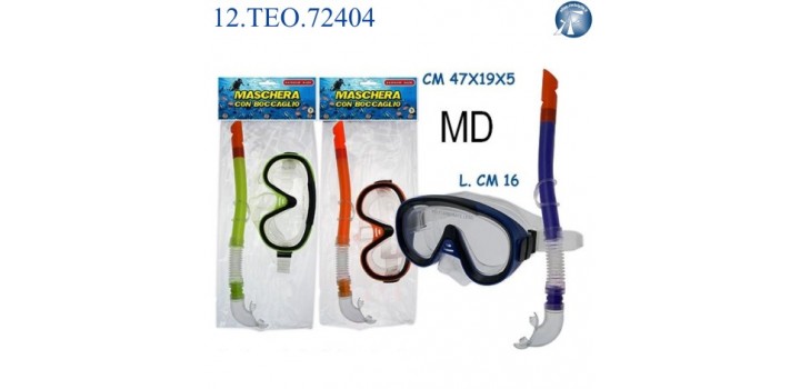 SET MASCHERA+BOCCAGLIO SENIOR 16cm BUSTA®