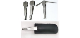 CURAPIPE METALLO 9cm 3 USI + CUSTODIA ECOPELLE +