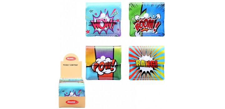 1 POSACENERE BUSTINA DA TASCA PVC WOW DESIGN 4s.