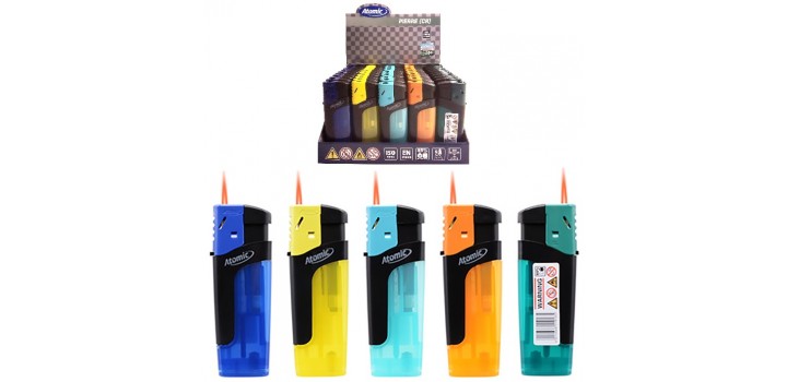 50 ACCENDINI ATOMIC TURBO PIERRE2 SEMITRASPARENTE