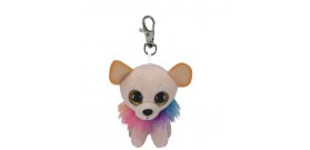 PORTA CHIAVI PELOUCHES TY BEANIE BOOS CLIPS 9cm CHEWEY