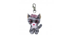 PORTA CHIAVI PELOUCHES TY BEANIE BOOS CLIPS 9cm KIKI